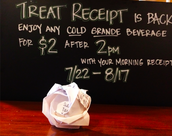 Roses are red, violets are blue.
Last day for #treatreceipt—Sunday at 2:00 : (
