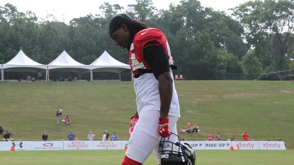 HBO's tweet image. Follow the @Atlanta_Falcons as they endure the toughest five weeks of their lives tonight at 10 PM on #HardKnocks