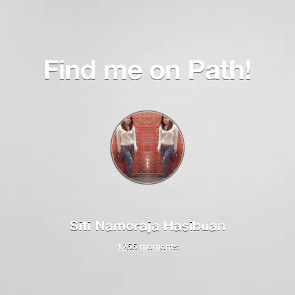 ucisinara's tweet photo. I've shared 1,255 memories with my friends on #Path - see them now at http://t.co/BZfF0o6XN1! #thepersonalnetwork http://t.co/mmtu2mYTbv