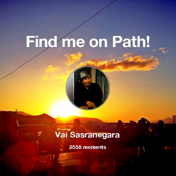 vai_percussion's tweet photo. I've shared 2,558 memories with my friends on #Path - see them now at http://t.co/z6XRXZY3h5! #thepersonalnetwork http://t.co/W59KVuZ4HA