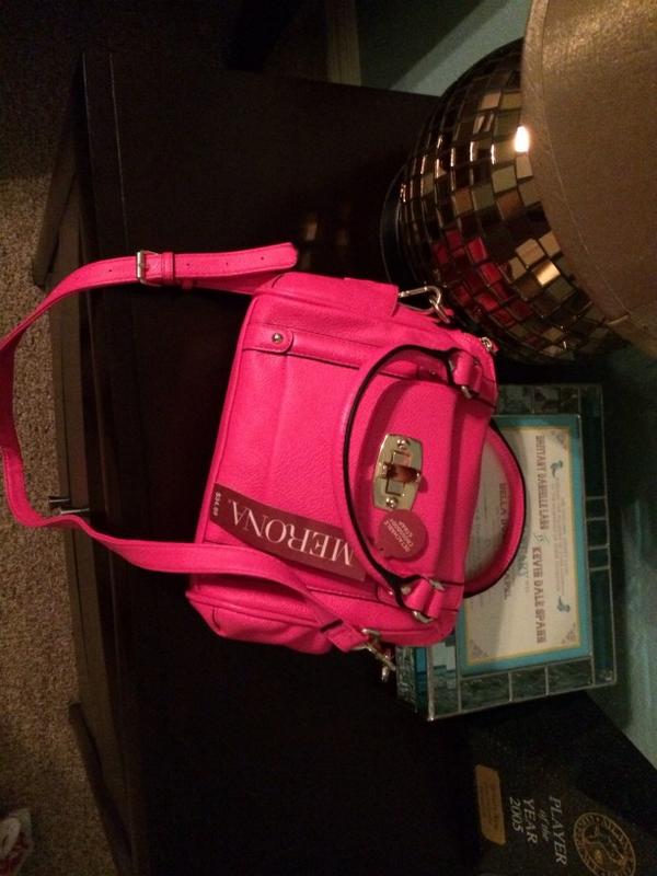 merona pink purse