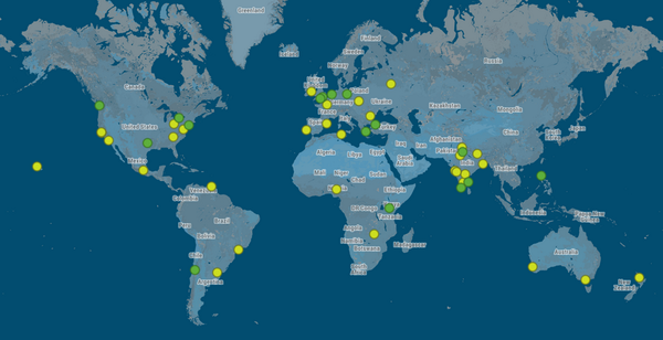 dancunningham's tweet photo. Humanity uniting globally against #climatechange at @gklst #hack4good now in 48 cities! Join: http://t.co/XSV4BUgRFY http://t.co/GDs5099PTI