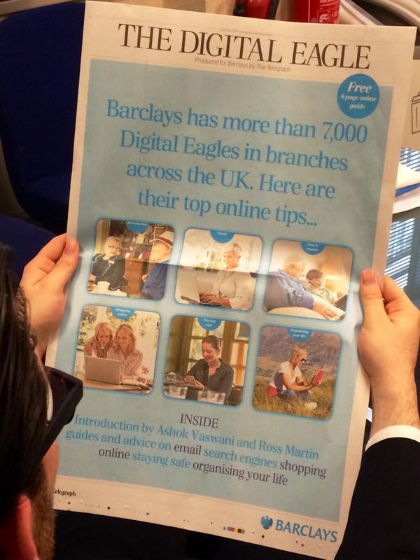 uncletaz85's tweet image. I know what I&apos;m reading this morning. Get your copy! @Digitaleagles #bde #barclays #helponline thank you @Telegraph