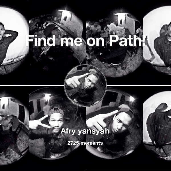 AFRIYANN's tweet photo. I've shared 2,725 memories with my friends on #Path - see them now at http://t.co/wV0TuyJSiF! #thepersonalnetwork http://t.co/znXjHlHFM1