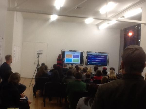 HamiltonSMC's tweet image. Full house for @katjnz  #SMCHam #coolcrowd #crowdfunding