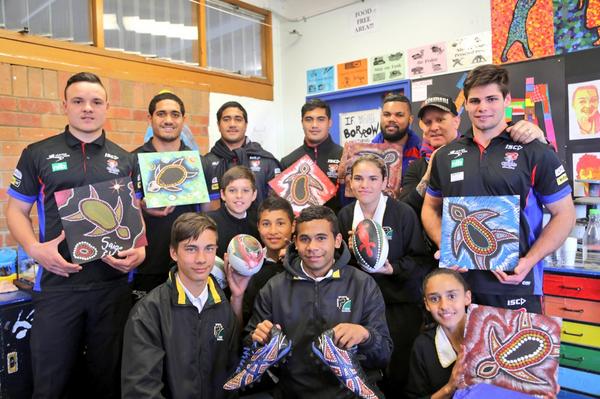 NRLKnights's tweet image. Thanks @d_dunn1 for joining us today at Hunter Sports High as part of our #CloseTheGap celebrations #goKnights @nrl