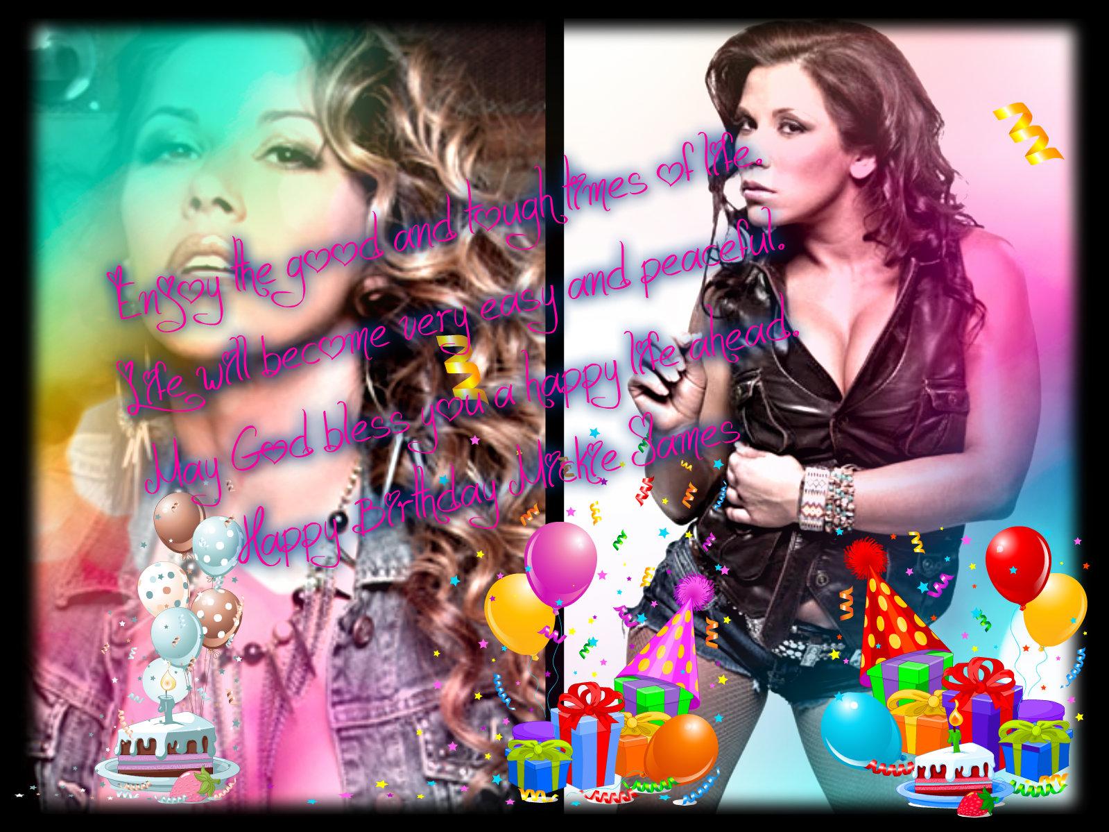  here is my piece of mickie james happy birthday hope you like it :) 