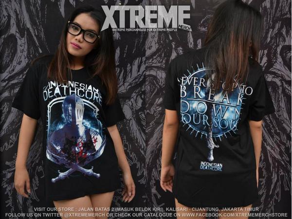 TS Indonesian Deathcore - Breakdown | Size M | Price : Rp. 115.000,- | SMS/WHATSAPP : 081 310 877 341