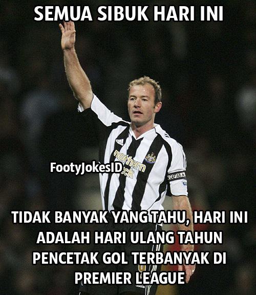 Happy Birthday Shearer" Selamat ulang tahun, Alan Shearer! 