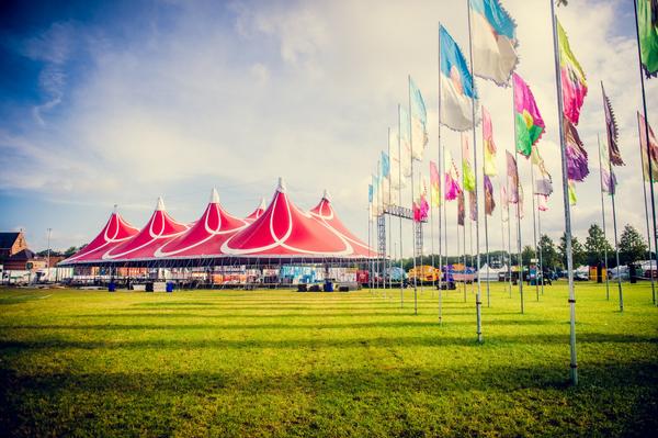 pukkelpop's tweet image. Many hours of hard work pay off: the new Club tent is finished! #pkp14