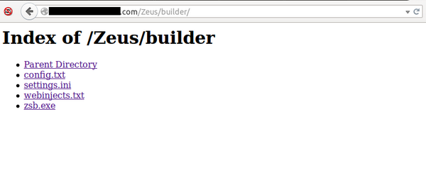 Certego_IRT's tweet image. A funny misconfigured #Zeus C&amp;amp;C server with #webinjects file