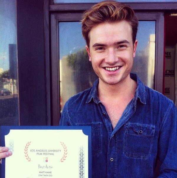 stevesmith159's tweet photo. We are so pleased to hear your news @MattKaneUK congratulations on the Best Actor Award for #staythengo get in! http://t.co/GAUZdcbKGF