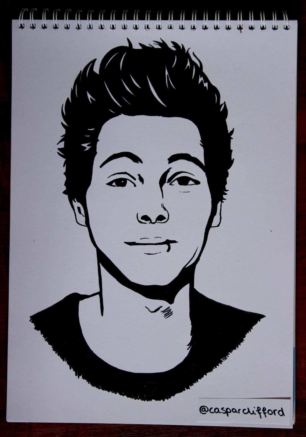 samyra on X: "Finished my drawing of Luke Hemmings from 5SOS @Luke5SOS @5SOS  :) http://t.co/pXsmHIUMNf" / X