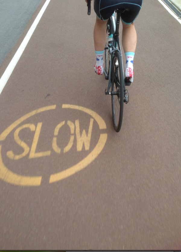 Melwomencycling's tweet photo. Rode my bike today YAY. Captured this moment which says it all. #lovemybike#lovemyboy http://t.co/QHLHH3zmOA