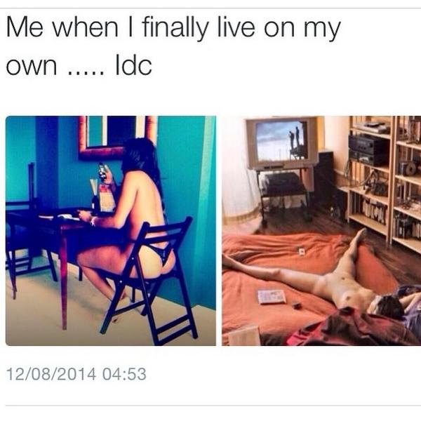 "@TheyCallMeNara_: "@_JolaHnnssy: RT <a href="/RJZB_/">Roshanne Zimmerman</a>: "@LaAntilianaBaby: This is so me in my appartment😂 """