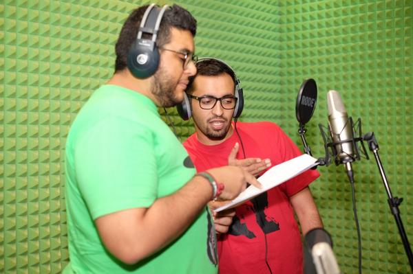 PlayMediaPro's tweet image. Guess who came to PLAY office yesterday? @FatKhairo @you_sefo  @FaisalAl3amr with our studio manger @MakePlay