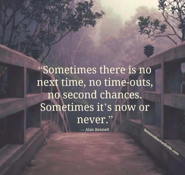 LET d'PAST GO,WORRY NOT'BOUT 2MORROW,ITs'NEVA PROMISED&ITs jus'Ur FUTURE'YESTADAY,so DO ALL'U WANT,NOW!! #TIMEsTICKIN