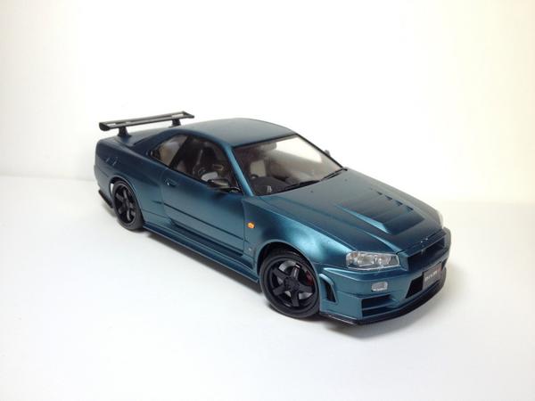 ModelingMark's tweet image. Just finished my Tamiya 1:24 scale Nisan Skyline
