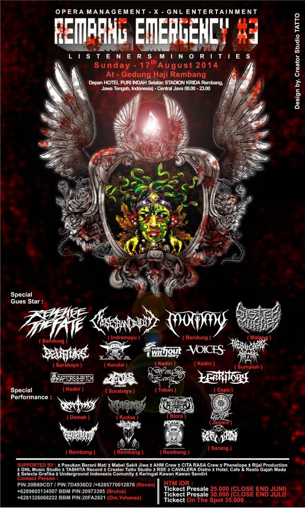 Jalan Jalan akhir pekan.
bareng <a href="/EWSband/">Ending Without Story</a> sama <a href="/OfficialVoices/">Voices (Official)</a> , 17 Agustus 2014, at Gedung Haji, Rembang, Jawa Tengah