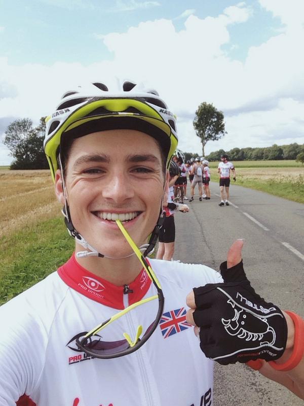 FinnHarries's tweet photo. Day 1 of cycling complete! 125km in just under 5 hours. Help support young people in the UK - http://t.co/aGqZh4WyAl http://t.co/iasoK80UJv