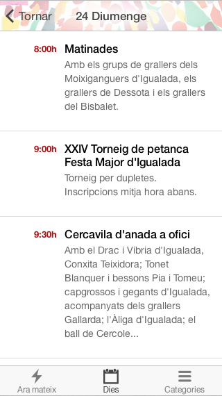 Enllestint els últims detalls del programa de la #fmigd. Demà disponible en webapp per tots els mòbils!