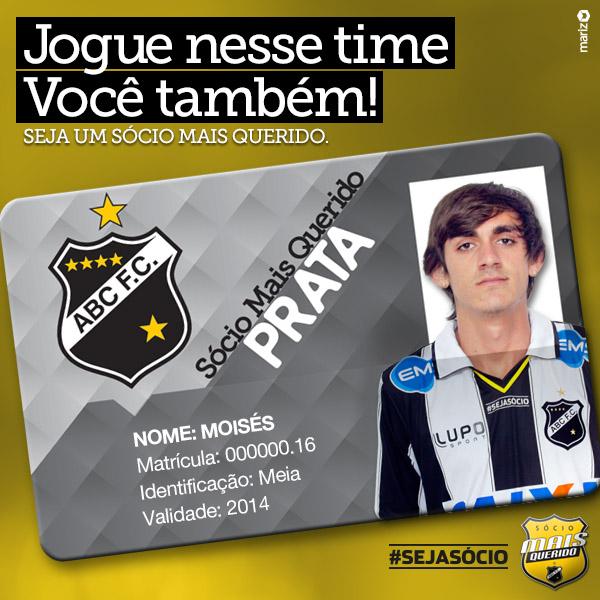 socioabcfc's tweet photo. Sócio Mais Querido Prata tem desconto de até 50% na compra de ingresso para os jogos com mando de campo do ABC! http://t.co/lGoHpv5dFe