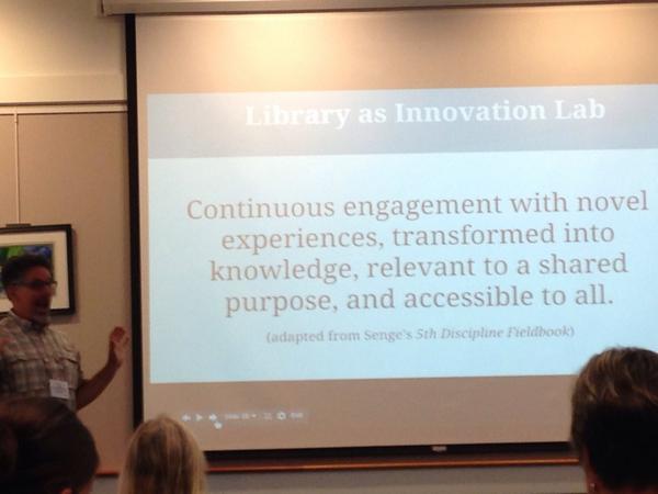 szpatterson's tweet image. #NHSLMA14 #librarycamp