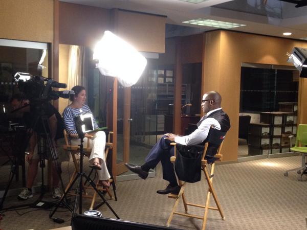 Catching up with <a href="/TayeDiggs/">Taye Diggs</a> and getting #TheGoodWife scoop on season 6! #lovemyjob
