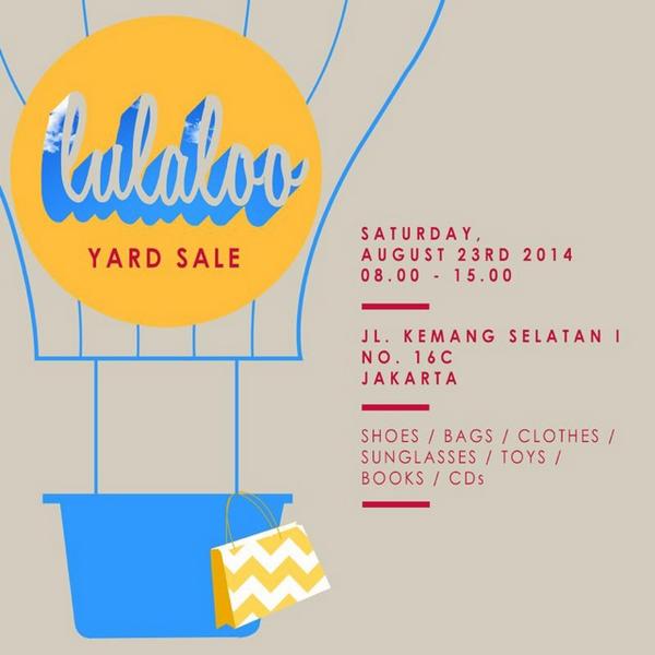 Coba coba bikin YardSale. Hadir ya...