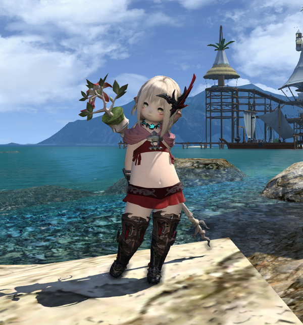 エルリ Bahamut Di Twitter 新しいミラプリ 古代アラグ文明の技術を求めて南の島からやってきた呪術医さん的なイメージ Ff14 武器 ウォーウルフロッド 頭 ハイアラ 胴 タフタショール 手 ハイアラ 脚 ヒーラーキュロットre 足 ハイアラ Http T Co Gysut9po1p