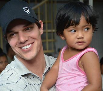 Mike Bennett in the Phillipines with <a href="/CharityVision/">CharityVision</a> For $20 the BBF was able to cure this little girl's blindness