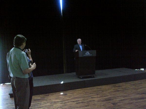 SkBeef's tweet photo. AAFC Minister Ritz #CCAsemi14  says "CO0L must GO". http://t.co/f9uXn8ArX1