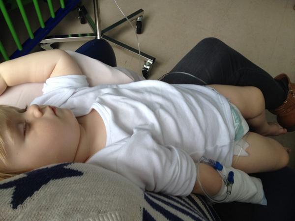 Look where I am staying for the night night a happy baby man .