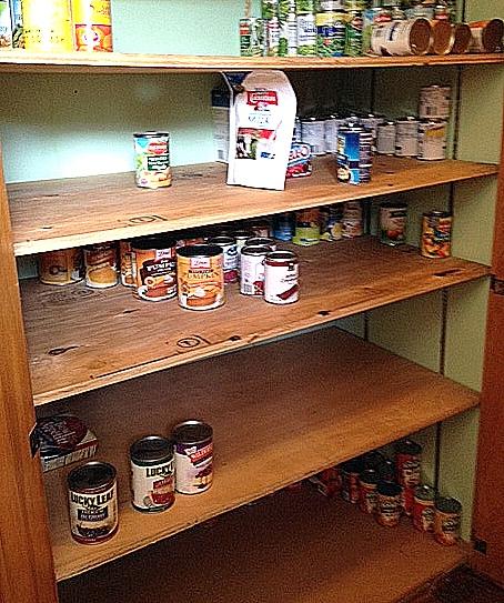 One in six go hungry in Caddo parish. Please donate food to Catholic Charities food pantry.  This is a picture of it!