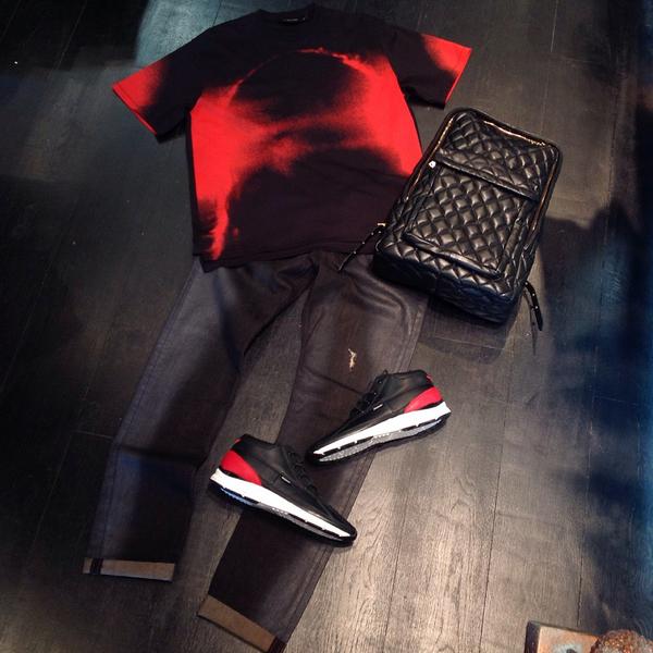 MadeManClothing's tweet photo. Look Of The Day: Top by #lesbenjamins Waxed Jeans by #wearereplay Trainers by #Gourmet Bag by #MadeLondon. http://t.co/8PM0HC8o7p
