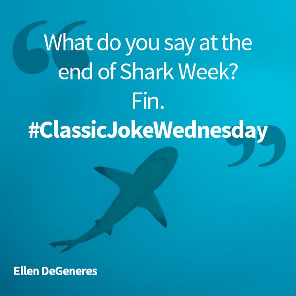 Happy #ClassicJokeWednesday #SharkWeek