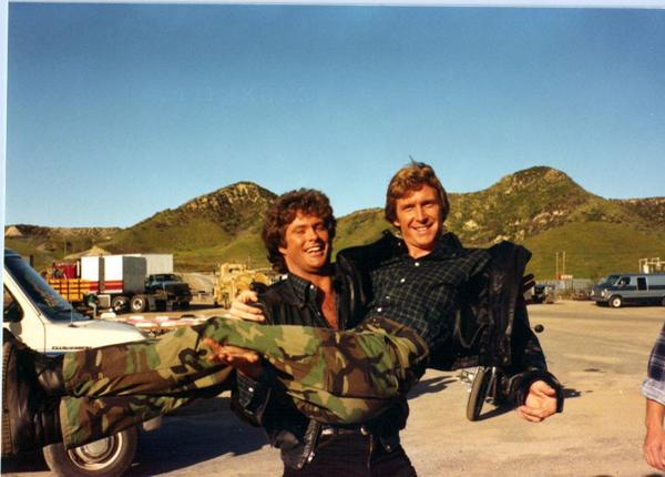 DavidHasselhoff's tweet image. Knight Rider days were fun with my driver Jack Gill @KTBAYT