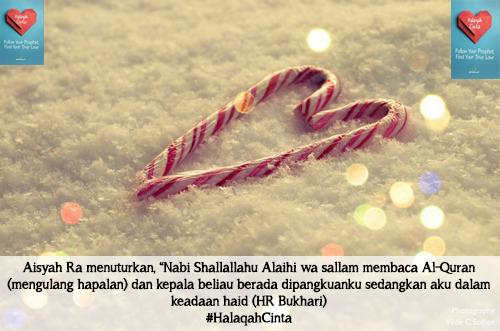 TeladanRasul's tweet image. Rasulullah mengulang hafalan Qur'an di pangkuan 'Aisyah Ra. Romantisnya. #halaqahcinta