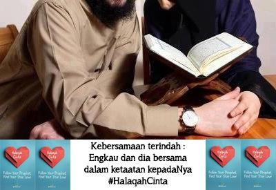 TeladanRasul's tweet image. Kebersamaan indah: engkau dan dia bersama dalam keta'atan kepada-Nya #halaqahcinta