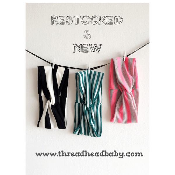 ThreadHeadBaby's tweet image. Fellow Thread Headers, have you seen our new &amp;amp; restocked #baby #turban #headbands ?! Visit threadheadbaby.com