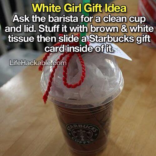 FemaleDiy's tweet photo. White girl gift idea 👸 http://t.co/moRUTD7ISw