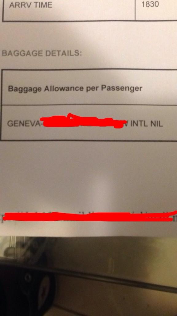 swiss hand baggage allowance