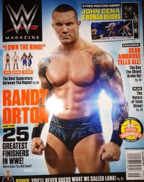 The viper!! @WWEmagazine @RandyOrton