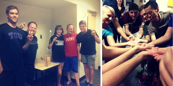 TCU_MBA's tweet image. Team building at #TCUMBAstart today! Do you spot any familiar #MBA&apos;s?