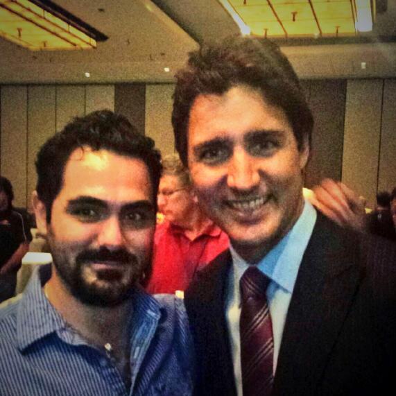 AnnexVox's tweet photo. Justin Trudeau.  Future Prime Minister?
Great speaker and a gentleman.
Pleasure to meet him. http://t.co/tB2ob9vt6F