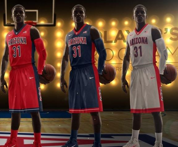 arizona wildcats basketball uniforms