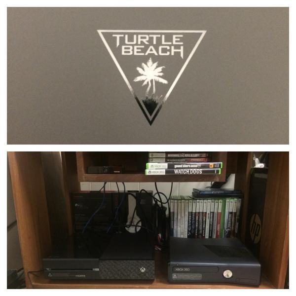 HHRojoAmor's tweet photo. Got that xbox one n them turtle beach Xo7 bout to be in a video game trance http://t.co/dmV4zzu82F