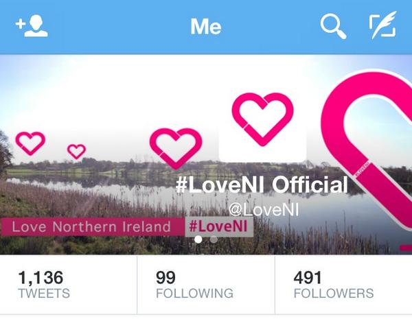 #LoveNI ? Head on over and give @LoveNI a follow! 

#BeInspiredBeNorthernIreland®