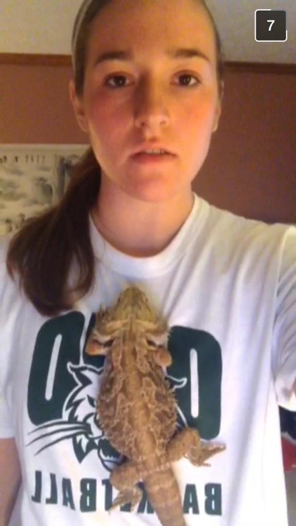 BobKat_1's tweet image. And so the effing lizard snap chats begin. #someonesaveme #whyisshemybestfriend? #Godonlyknows