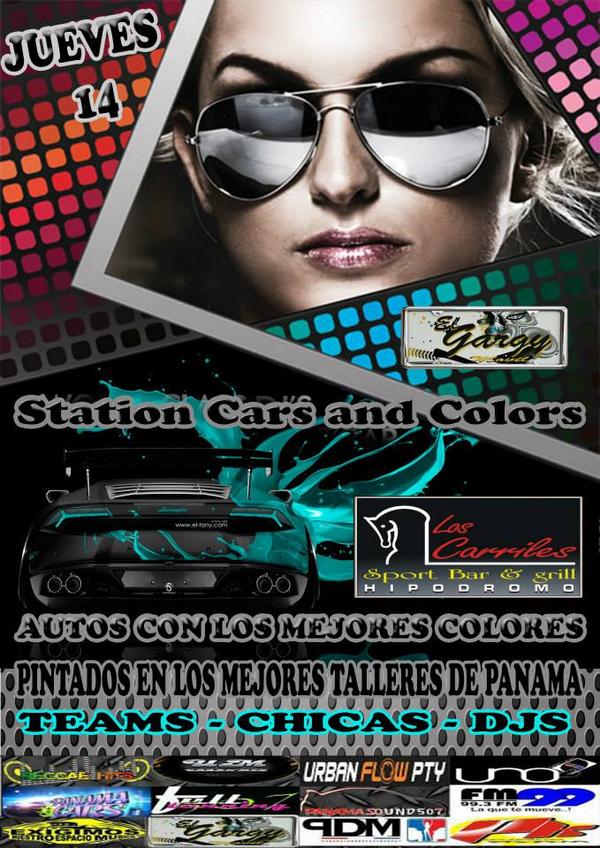 ELGARGYMOVIL's tweet photo. #jueves 14 #stationcarsandcolors en @SBLosCarriles @ReggaeHits @swatpanama @Evasivepty  @FatalityCarClub http://t.co/1sStU7hM7l